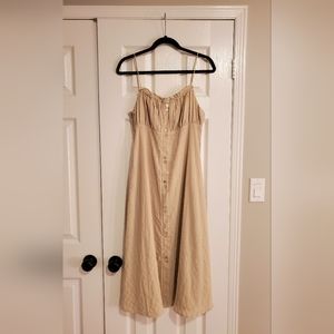 *NEW* OAK + FORT NUDE MIDI DRESS